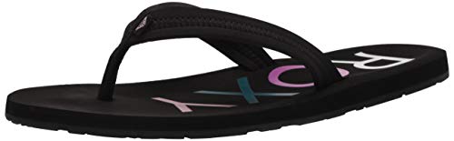 Roxy Women's Vista Sandal Flip-Flop, Black 20, 8