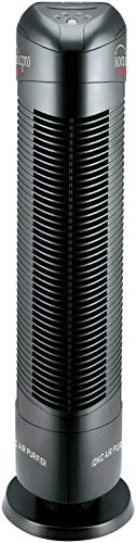 ENVION TA500 Ionic Pro Turbo Ultra Quiet Medium to Large Room Filter Air Purifier with 3 Fan Speeds, Ionic Purification, Black
