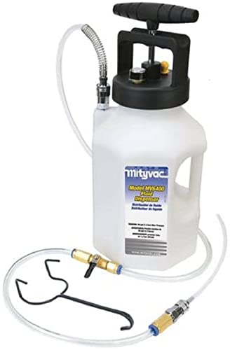 Mityvac MV6400 1 Gallon Fluid Dispensing System for Topping Off Fluid Reservoirs, Master Cylinders Includes 5 ft. Hose with Wand and Flow Control Valve