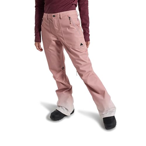 Burton Womens' Vida 2L Waterproof Stretch Snow Pants (Standard, Medium, Blush Pink Ombre)