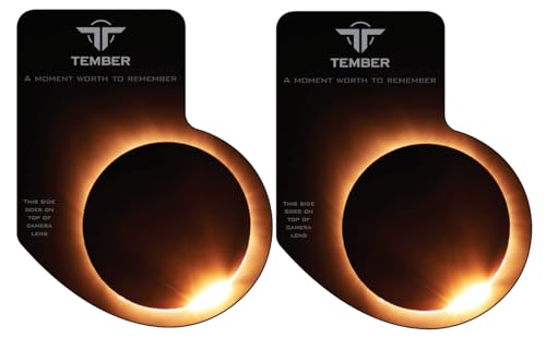 Solar Eclipse Camera Lens for Smartphones and Telescope Filters - AAS Approved (2 Pack)