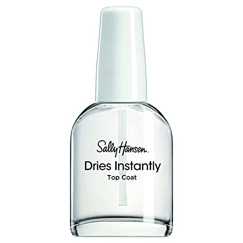 Sally Hansen Insta-Dri, Dries Instantly Top Coat, Quick Dry, Long Lasting, Streak-Free Shine, Clear Nail Polish