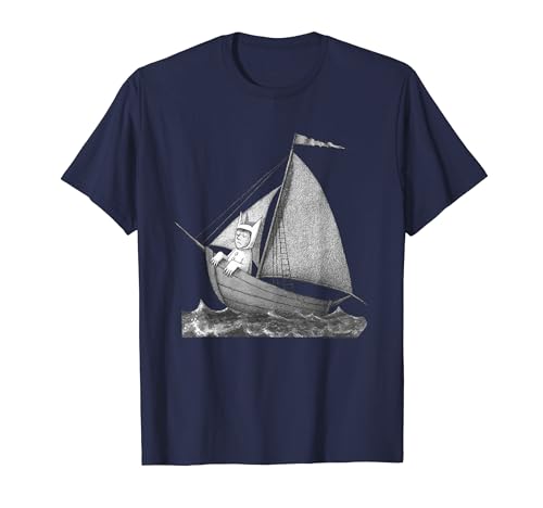 Where the Wild Things Are Sailing on a Boat T-Shirt