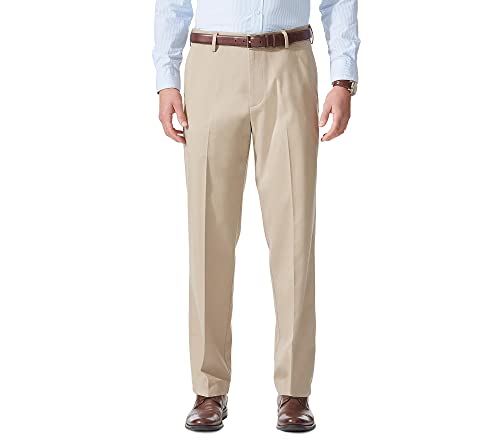 Dockers Men's Relaxed Fit Comfort Pants, British Khaki, 38W x 30L