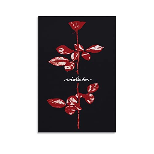 HABRUR Depeche Mode VIOLATOR 1990 1 Canvas Poster Wall Decorative Art Painting Living Room Bedroom Decoration Gift Unframe-style12x18inch(30x45cm)