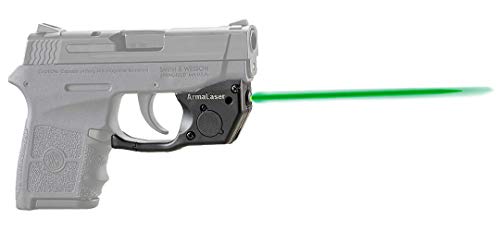ArmaLaser TR24G Designed to fit S&W Bodyguard 380 Ultra Bright Green Laser Sight GripTouch Activation