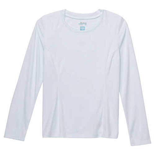 Columbia Womens Freezer Coil Omni-Wick Long Sleeve Protection Shirt Color Name White Size Small