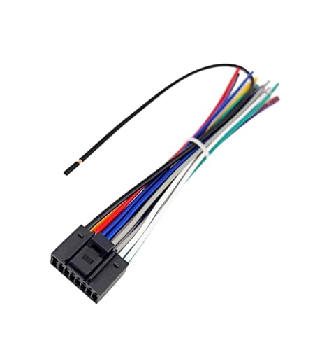 Goodsby Harness Wire Replacement for JVC Car Radio KD-AR959BS KD-R300 KD-R320 KD-R330 KD-R370 KD-R660 KD-R960BTS KD-R980BTS KD-S19 KD-X50BT KW-AV50 KW-AV70BT KW-R500 KW-R920BTS KW-V120BT KW-V21BT
