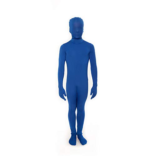 Morphsuits Blue Original Kids Costume - Size Large 4'-4'6 (120cm-137cm)