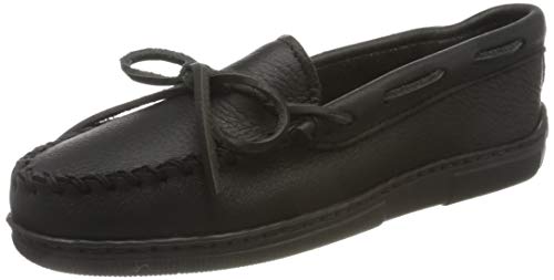 Minnetonka Moosehide Classic Women's Slip On 9 C/D US Black