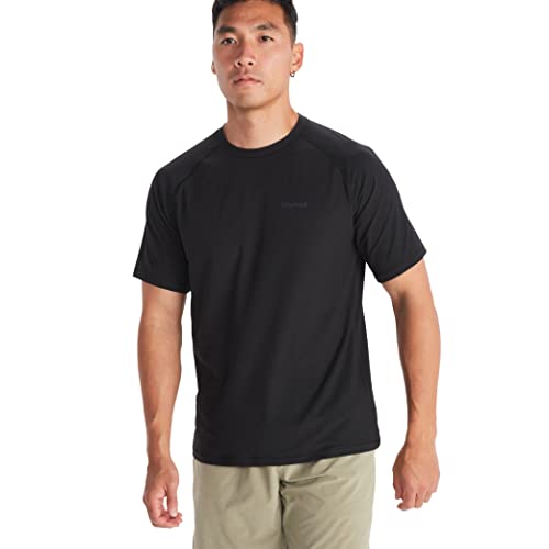 MARMOT Men's Windridge Short Sleeve Shirt, Black, Large