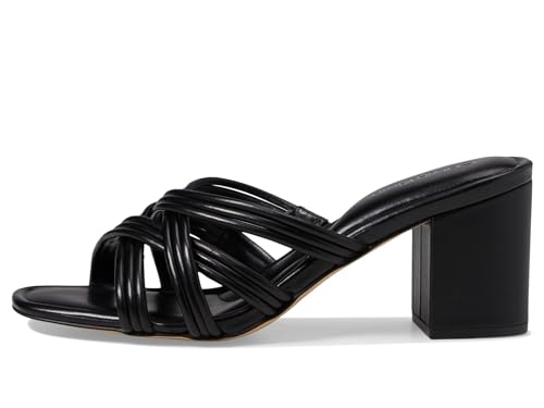 Calvin Klein Women's TERISA Heeled Sandal, Black 001, 7