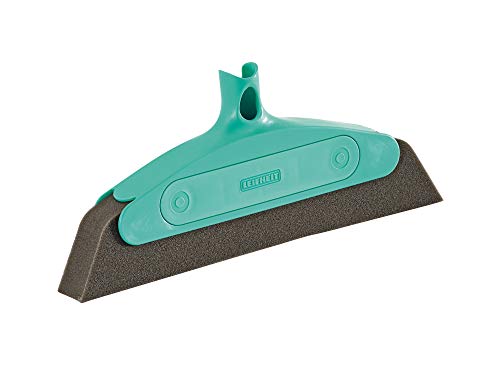 Leifheit Classic Foam Broom for Click System Handles, width 34 cm, Useful for Allergy Suffers as Dust is not Whirled Up, No Dust Cloud