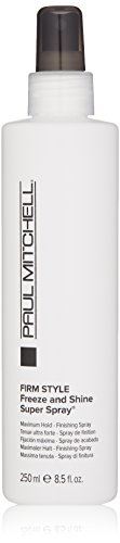 Paul Mitchell Freeze and Shine Super Hairspray, Maximum Hold, Shiny Finish Hairspray, For Coarse Hair, 8.5 fl. oz.