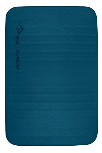 Sea to Summit Comfort Deluxe Self-Inflating Foam Double Sleeping Pad, Byron Blue