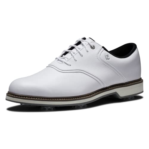 FootJoy Men's FJ Originals Golf Shoe, White/White, 10.5