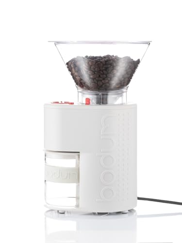 bodum Bistro Burr Coffee Grinder, 1 EA, White