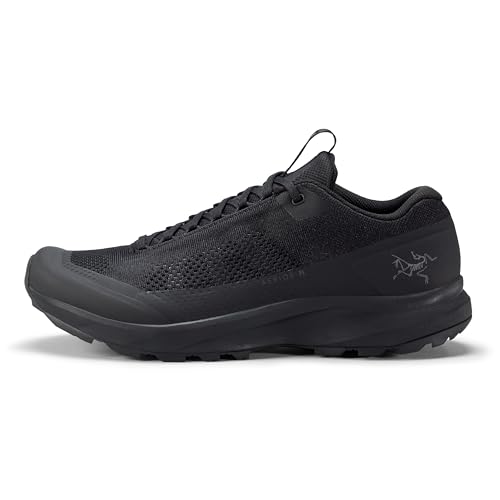 Arc'teryx Aerios Aura Shoe Men's | Highly Breathable Performance Hiking Shoe | Black/Black, 10