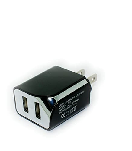 BBAUER Wall AC Home Dual USB Charger for Verizon LG Exalt LTE VN220, Exalt 2 II VN370
