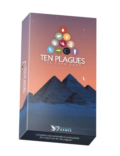 Ten Plagues The Card Game by Peace & Love Games| A Family Friendly, Fun Biblical Card Game for Kids, Adults & Teens | 2-4 Players | Easy to Learn with Amazing Artwork