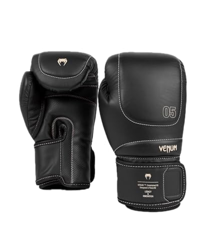 Venum Impact Evo Boxing Gloves - Black - 16 oz