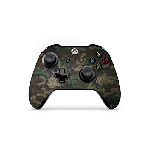 ZOOMHITSKINS Controller Skin Compatible with X1 S and X1 X, Vinyl Sticker Technology, Green Army Design Camouflage Kaki Pattern, Durable, Bubble-free, Goo-free, 1 Skin, Made in The USA