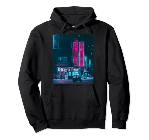 Cyberpunk Clothing, Hong Kong Cyberpunk Cyberpunk Streetwear Pullover Hoodie