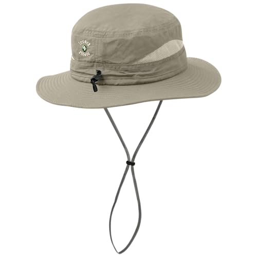 Outdoor Research Bugout Brim Hat – Water Resistant Bug Protection Shield, UPF 50 Sun Protection Khaki