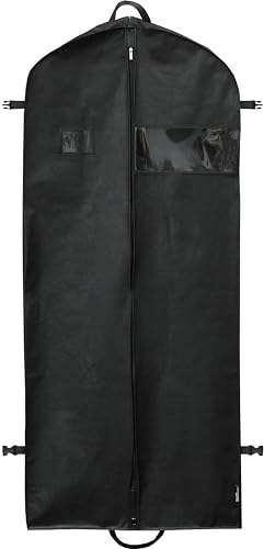 Simple Houseware 60-Inch Heavy Duty Garment Bag For Suits, Tuxedos, Dresses, Coats