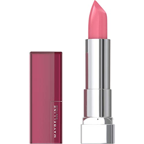 Maybelline Color Sensational Lipstick, Lip Makeup, Cream Finish, Hydrating Lipstick, Pink Sand, Pink ,1 Count