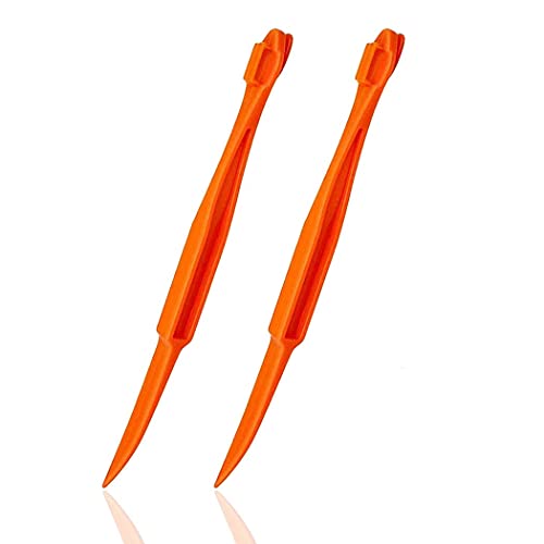 Orange Peeler tools Plastic Orange Peeler Citrus Remover Easy Open Citrus Lemon Citrus Peel Cutter Vegetable Slicer Fruit Tools Kitchen Gadgets (Orange 2 Pack)