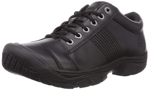 KEEN Utility Ptc Dress oxford low Height non Slip, Service Shoe mens, Black, 8.5