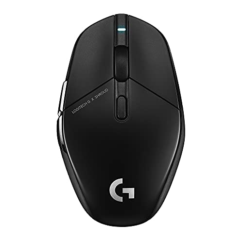 Logitech G303 Shroud Edition Wireless Gaming Mouse - Lightspeed Wireless - Hero 25K - 25,600 DPI - 75 Grams - 5-Buttons – PC - Black (Renewed)