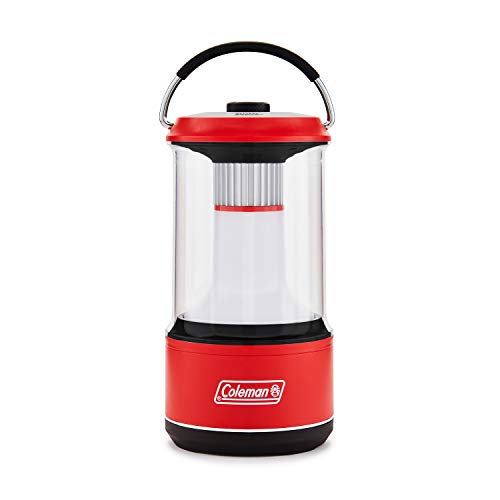 Coleman 800 Lumens LED Lantern with BatteryGuard, Red