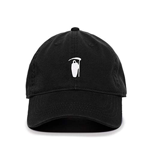 Tech Design Reaper Baseball Cap Embroidered Cotton Adjustable Dad Hat Black
