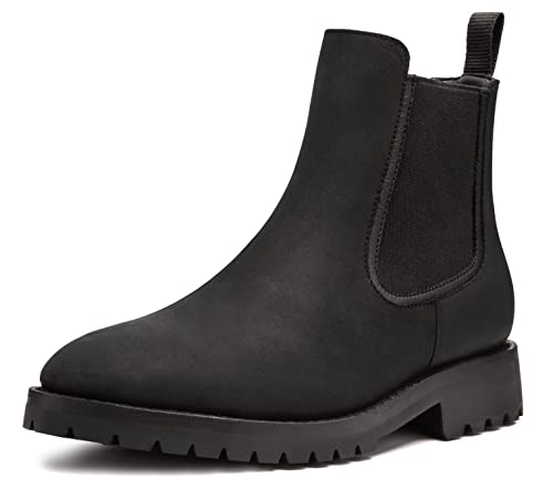 Thursday Boot Company Men's Legend Rugged & Resilient Chelsea Leather Boot, Black Matte, 9.5