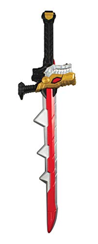 Power Rangers Dino Fury Sword, Official Charge Costume Accessory, Plastic Toy Prop, 18 Inch Length Multicolored
