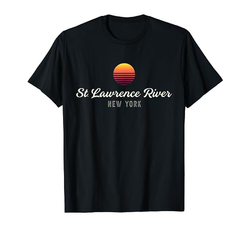 St Lawrence River NEW YORK Bass Fishing Youth Fishin Pro T-Shirt