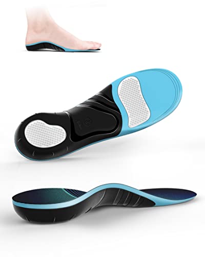 Arch Support Inserts, QBK Plantar-Fasciitis is Designed to Alleviate Pain and Discomfort Related to Plantar Fasciitis, Heel Spurs, Achilles Tendonitis, Metatarsalgia, Hallux Valgus, and Back Pain, L