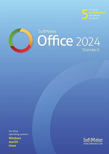 SoftMaker Office Standard 2024 (5 users) for Windows, Mac and Linux [PC/Mac Online Code]