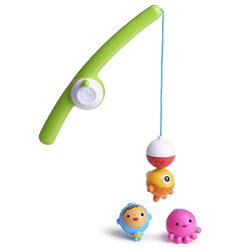 Munchkin Fishin' Magnetic Baby and Toddler Bath Toy, 4pc Set