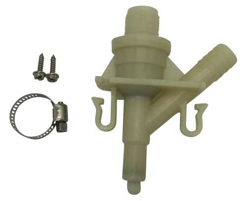Beech Lane Upgraded Water Valve Kit Replaces 385311641 for Dometic Toilets 300, 310, and 320, Increased Freeze Resistance, Long Valve Lifespan, Ultrasonic Sealing Safeguards Against Leaks (Natural)