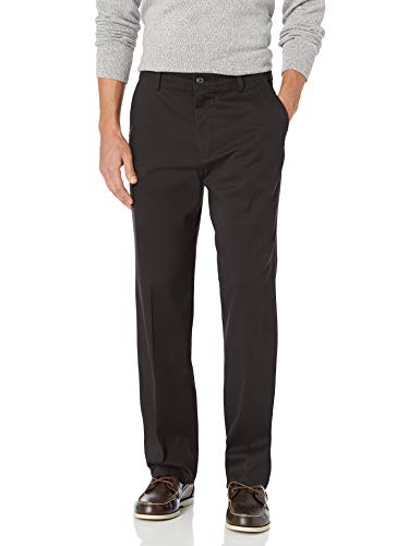 Dockers Men's Classic Fit Easy Khaki Pants (Standard and Big & Tall), Black, 36W x 30L