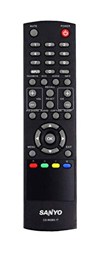 USARMT Replaced Original SANYO CS-90283-1T TV Remote for SANYO TVS DP32242 DP55441 DP46142 DP40142 DP42142 DP32640, DP42740, DP42841, DP46841, DP50741, DP50842, DP24E14, DP42D24 DP50E44, DP55D44