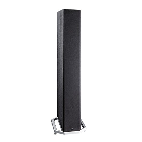 Definitive Technology BP-9040 Tower Speaker | Built-in Powered 8” Subwoofer for Home Theater Systems | High-Performance | Front and Rear Arrays | Optional Dolby Surround Sound Height Elevation Black