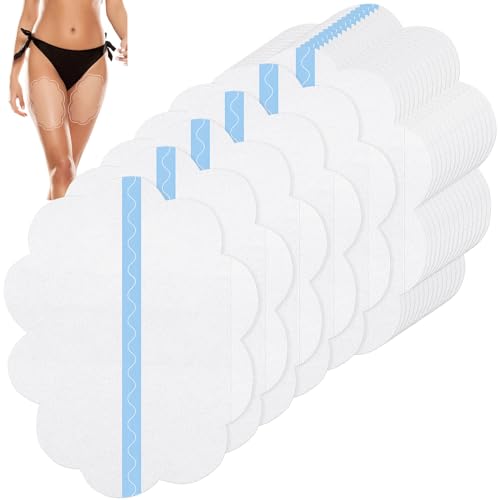Timgle 30 Pcs Cloud Shape Thigh Lift Tape Transparent Thigh Tape Cellulite Adhesive Body Tape for Inner Thighs Skin Lifting Girls Women 8 x 10 Inch