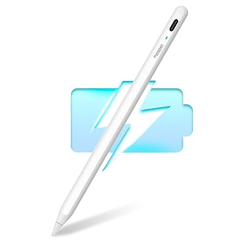 Metapen Pencil A8 for Apple iPad 2018-2024, (0.1mm Pixel Precise) 2X Faster Charge, Tilt Sensitivity Stylus Pen for iPad 10/9/8/7/6th Gen, iPad Pro 12.9/11/13-inch M4, iPad Air 3/4/5/M2, iPad Mini 5/6