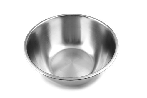 Fox Run Large Stainless Steel, Mixing Bowl, 14.25 x 14.25 x 6.25 inches, Metallic