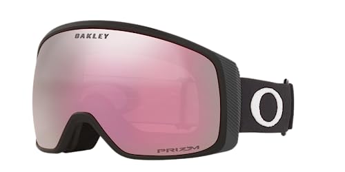 Oakley Flight Tracker XM Matte Black Prizm Hi Pink Iridium, Matte Black/Prizm Snow Hi Pink, Medium