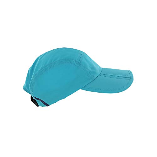 FitKicks Folding Sun Cap, Turquoise, One Size